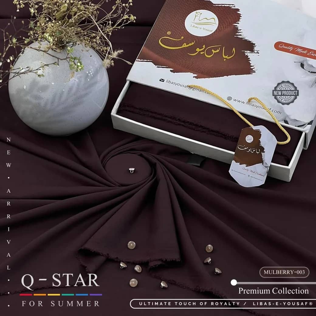 Libas-e-Yousaf® | Q-STAR Vol. 04 – Premium Summer Wash’n Wear | Ivoret - Section 4 | Ivoret