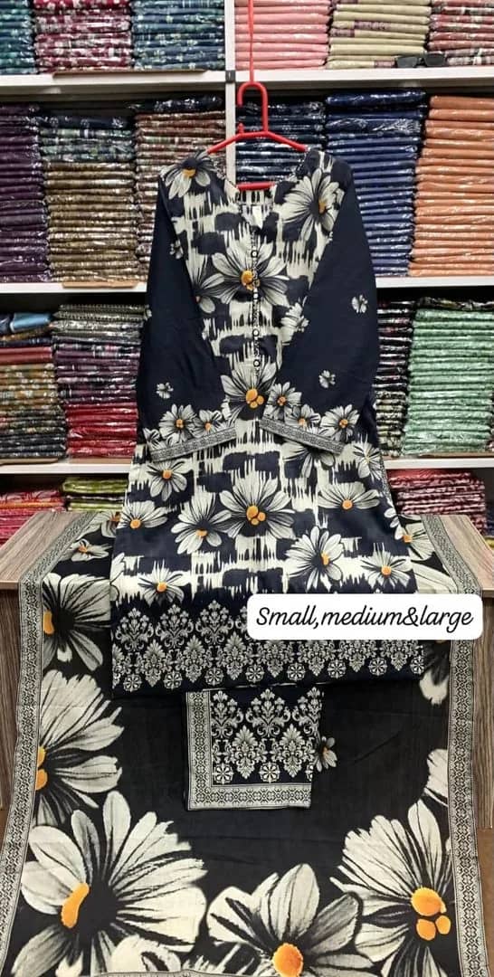 bin-saeed-ladies-stitched-lawn-dress | Ivoret - Section 30 | Ivoret