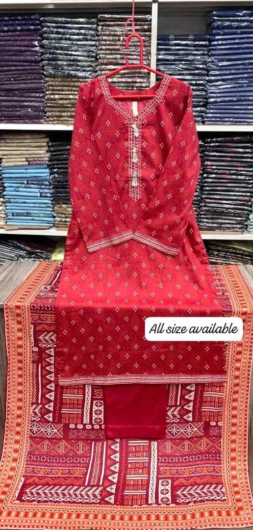bin-saeed-ladies-stitched-lawn-dress | Ivoret - Section 33 | Ivoret