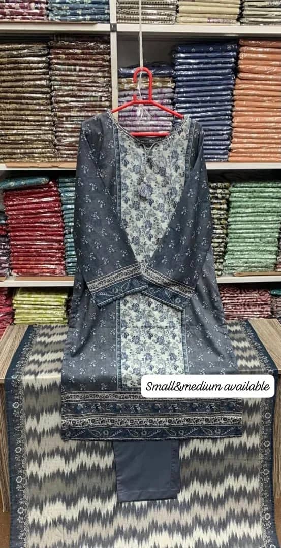 bin-saeed-ladies-stitched-lawn-dress | Ivoret - Section 35 | Ivoret