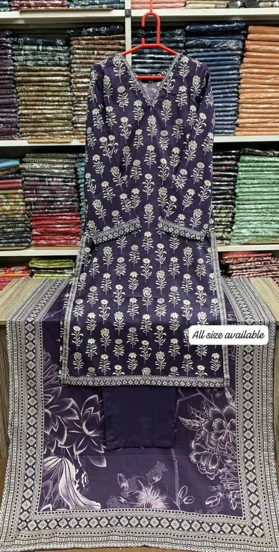 bin-saeed-ladies-stitched-lawn-dress | Ivoret